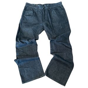 ZOO YORK Men’s 36 Skater Baggy VTG Y2K Embroidered Denim Jeans Waist Grunge